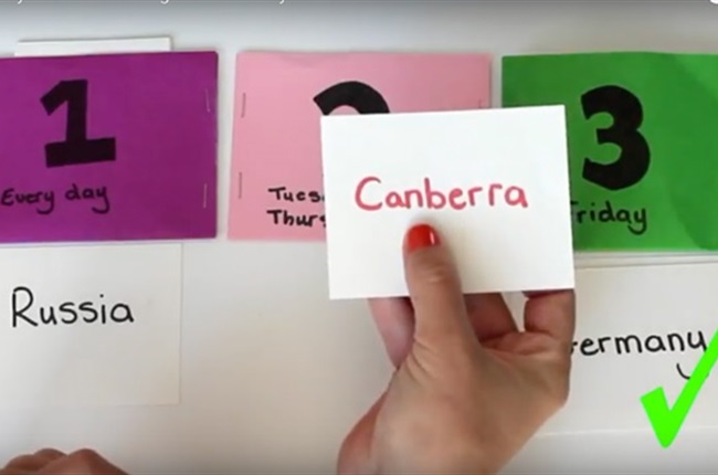 how to make electronic flashcards